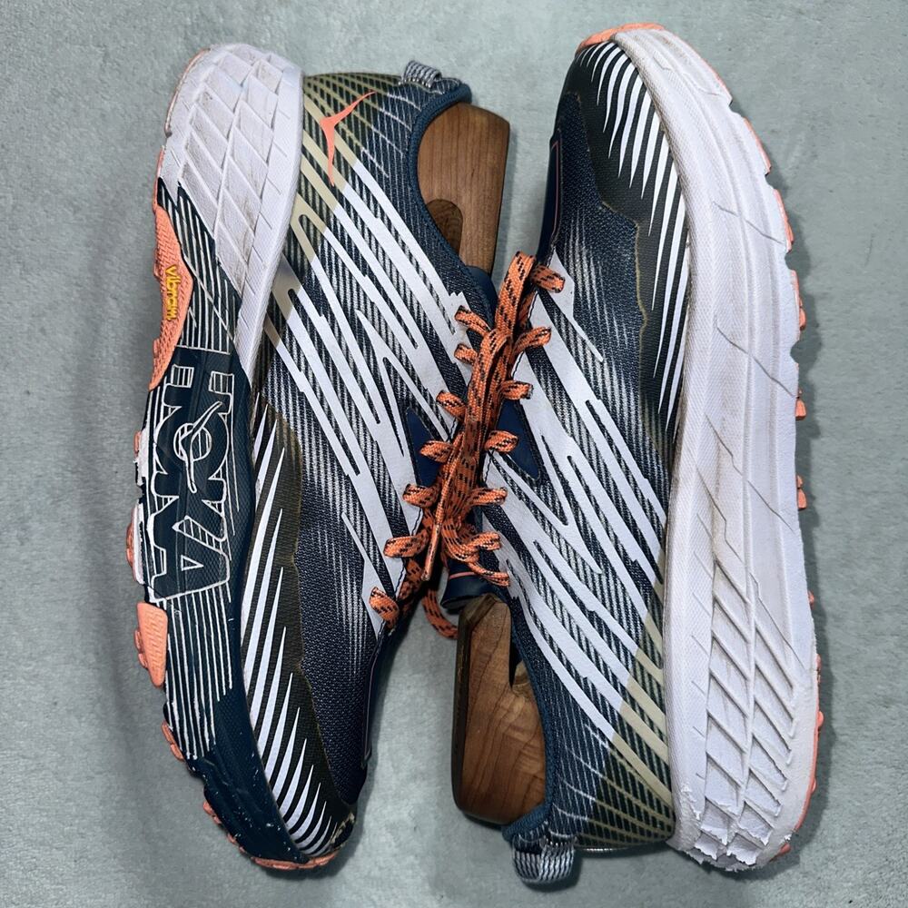 Hoka One One Speedgoat 4 Shoes Ws 9 Uk 7 Trail Runners Retro Striped Gym Yoga